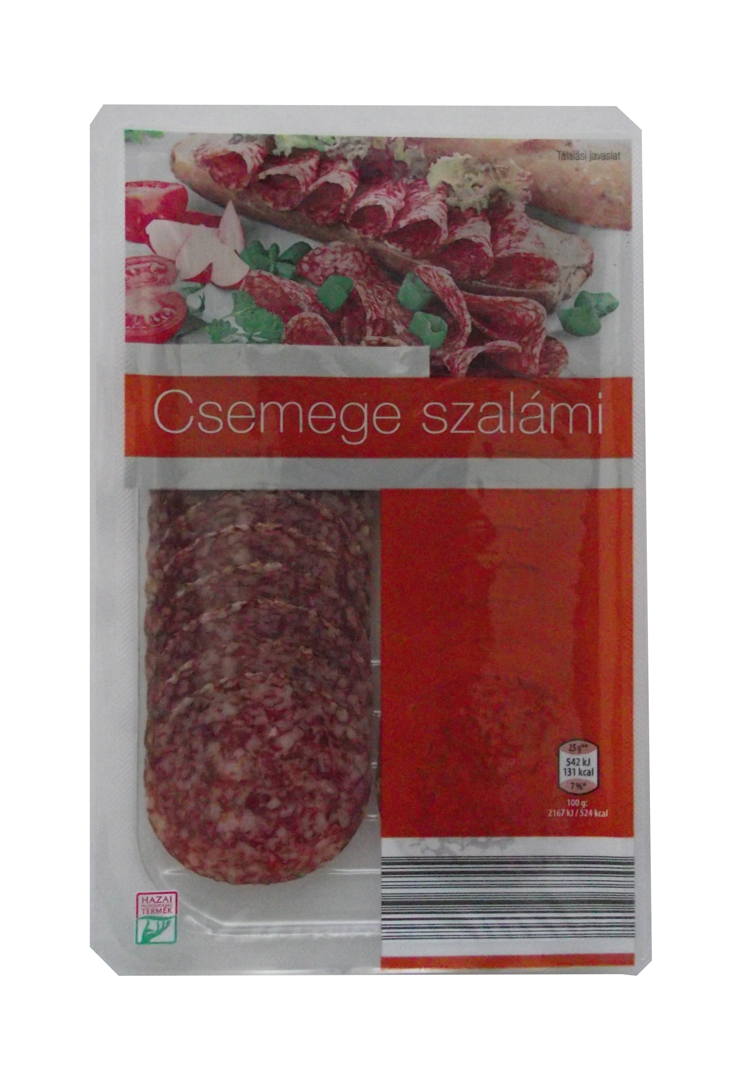 Aldi csemege szalámi szel. vg. 100g